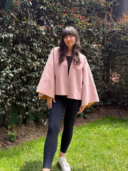 Kimono Batwing de Corte Relajado doblefaz