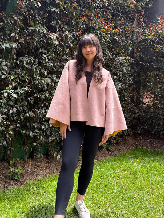 Kimono Batwing de Corte Relajado doblefaz