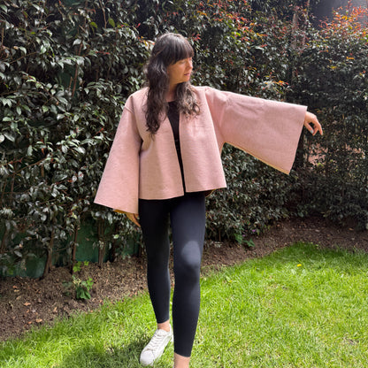 Kimono Batwing de Corte Relajado doblefaz