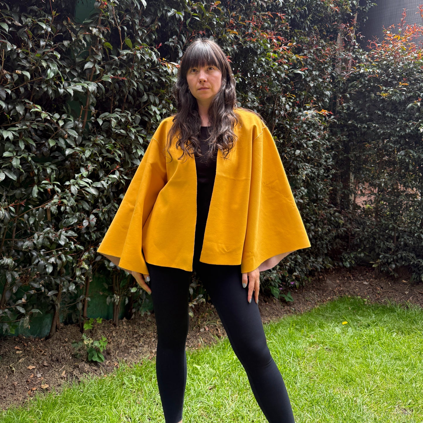 Kimono Batwing de Corte Relajado doblefaz